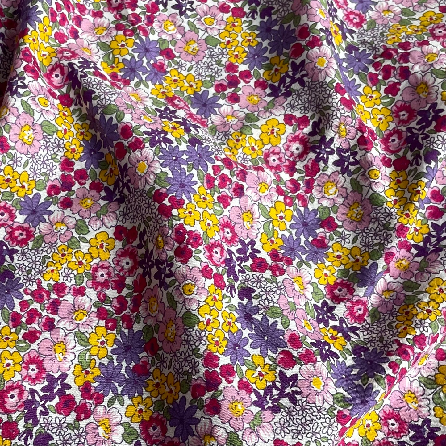 145x50cm New Floral 100% Cotton 40S Like Liberty Fabric Digital Printing For Sewing Cloth Dresses Skirt Kids Designer Handmade