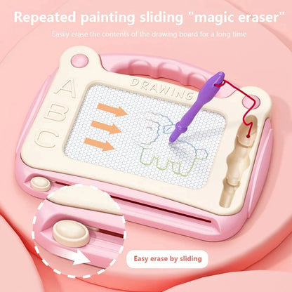 Magnetic Drawing Board Colored Graffiti Magic Eraser Drawing Board Children's Graffiti Board Art Early Education Drawing Toy