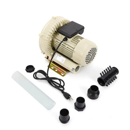 110V Industrial Fish Pond Tank Air Pump Blower Oxygen Aerator 370W 12kpa Durable