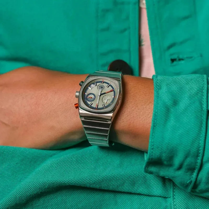 CILOA sports square green watch men's brand authentic 2025 new trend fashion high quality light luxury gift quartz watch