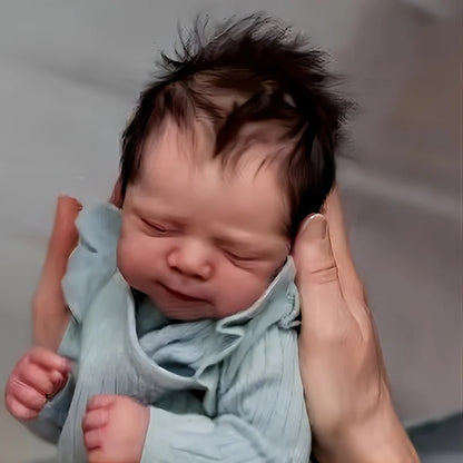 19 "/48 cm cute hand-painted Reborn doll - soft realistic skin and cloth body, suitable for role play - ideal