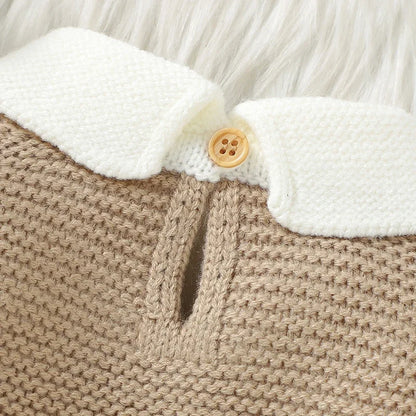 Autumn Winter Baby Boy Girl Knit Sweaters - Fashion Turtle Neck Long Sleeve Pullovers Tops for Newborn Infant Toddler