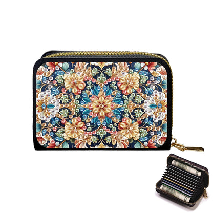Beautiful Pattern Rhinestone Mosiac Zipper Wallet Handbag Diamond Painting Card Holder Coin Purse DIY Craft Female Outdoor Bag