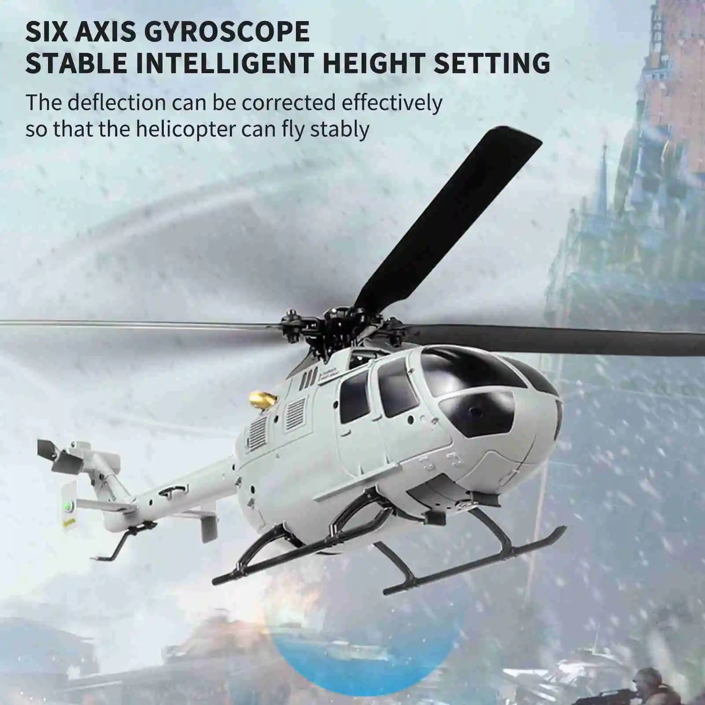 NEW RC Helicopter RC Plane Single Propeller Without Ailerons 6 Axis Gyro Stabilization RC Airplane Altitude Hold Toy