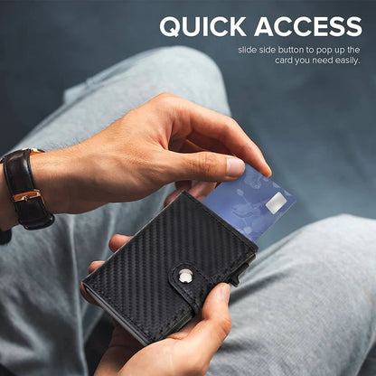 Airtag Wallet Rfid Credit Card Holder Men Wallets Trifold Luxury Slim Air Tag Tracker Minimalist Cardholder Case Presents Choice