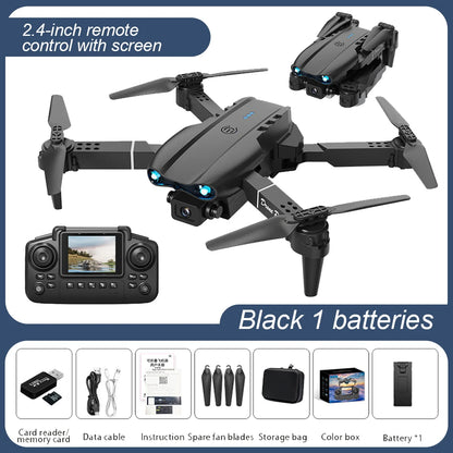 E88 4K professional and videography  Aerial Drone with Large screen on remote control long distance children's toys