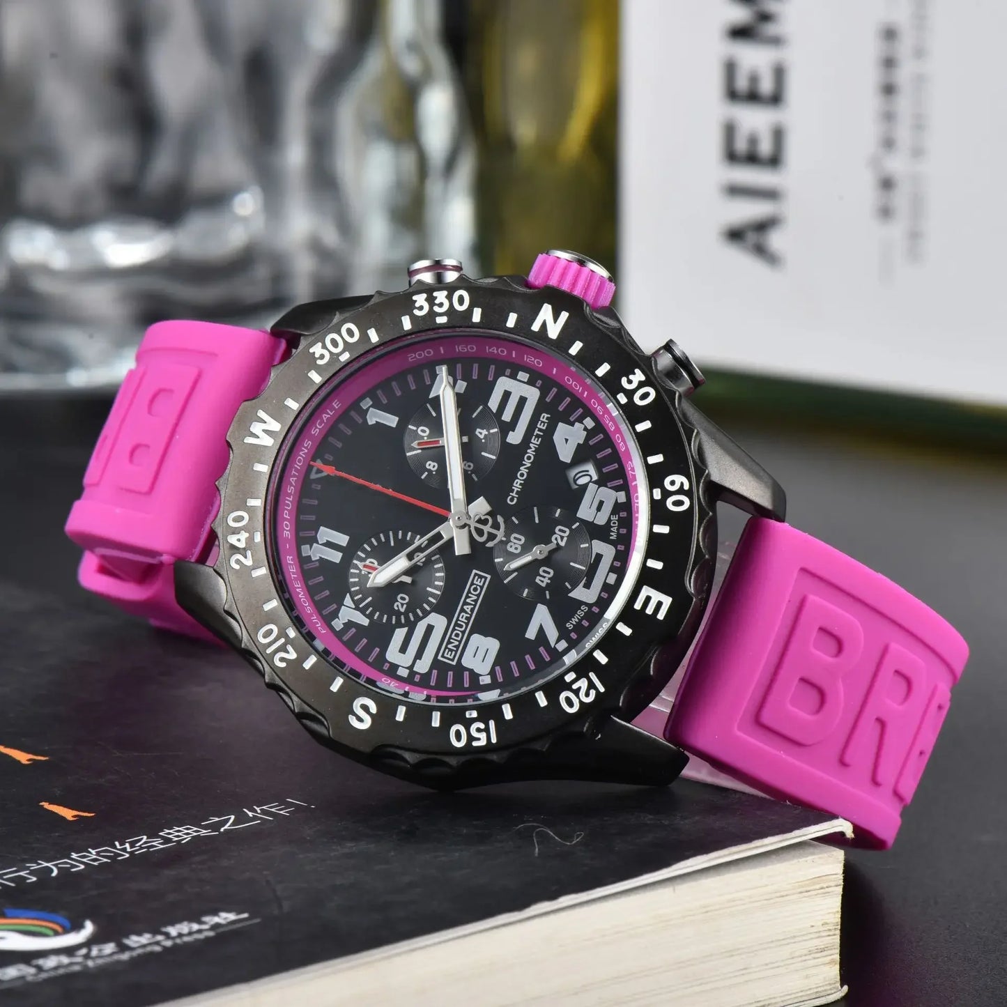 Men's Luxury Business Chronograph Watch - Multi-Function Quartz, Durable Date AAA+ Quality, Professional Style