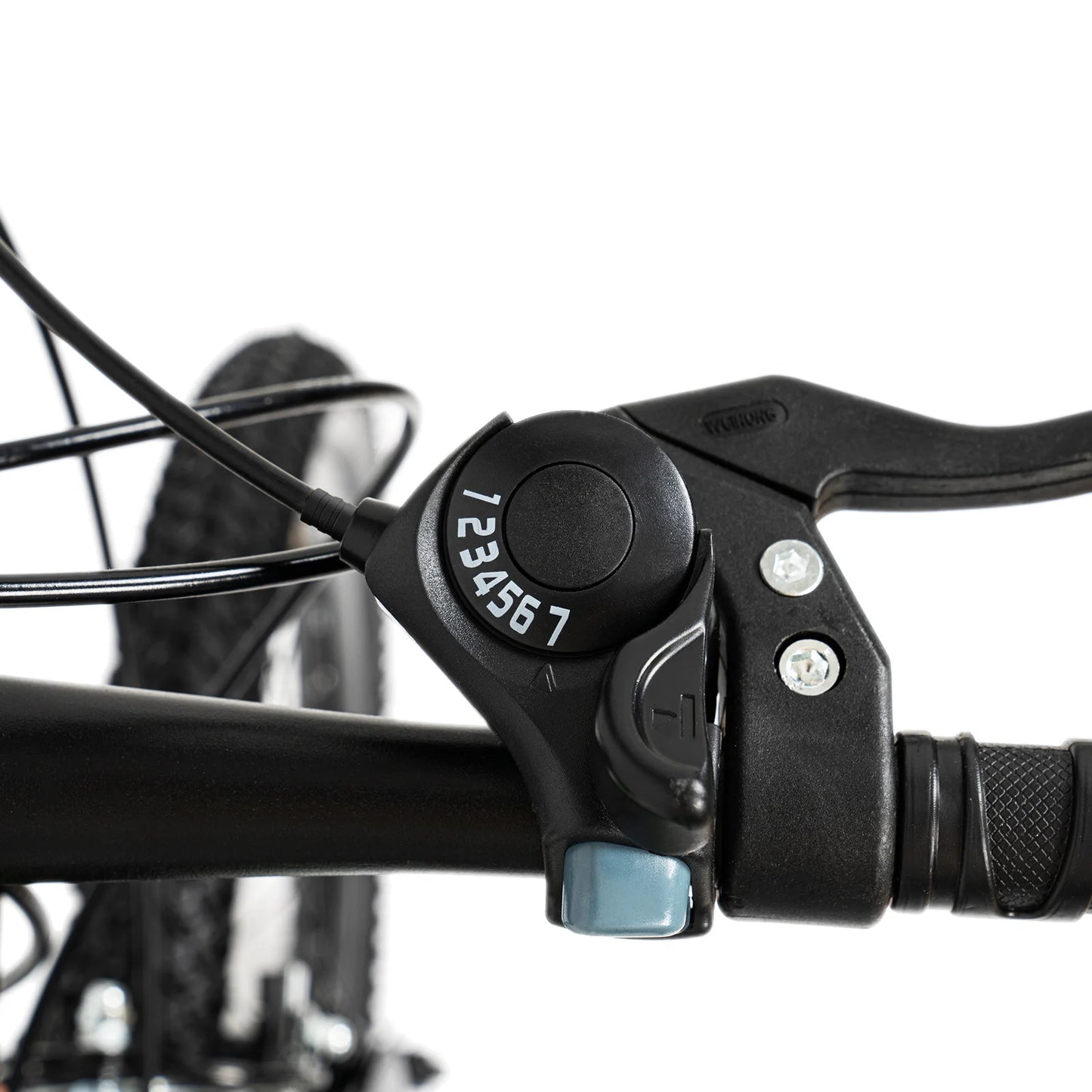 20'' Youth Mountain Bike with 7-Speed Gears | Carbon Steel Frame & Dual Braking  | Adjustable Seat/Handlebar, 85kg Load Capacity