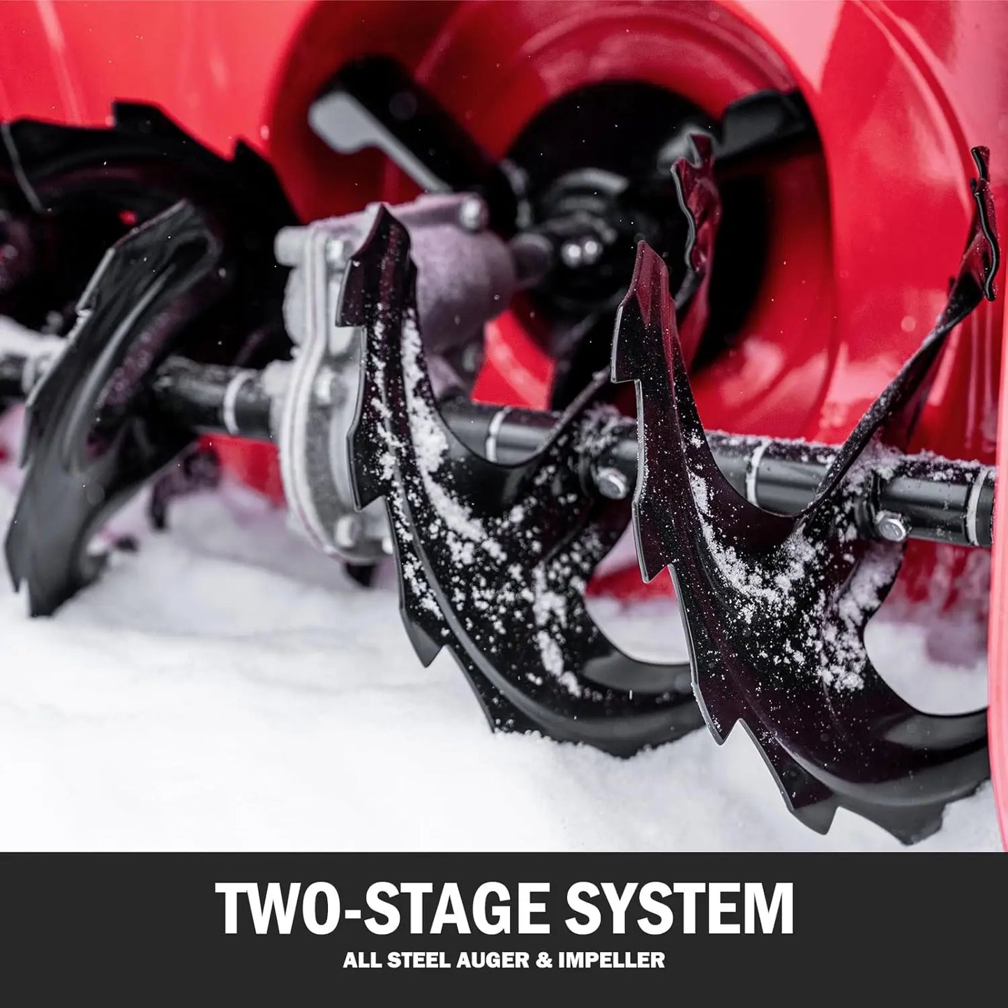 Customizable Gas Snow Blower 24-Inch 2-Stage Self-Propelled 212cc Engine Gas Powered with Electric Start, LED Light