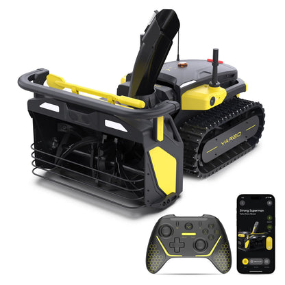 YARBO 24/7 Autonomous Robot Snow Blower with 2-Stage, 12" Intake Height, 6-40ft Throwing Distance for Driveway & Sideway