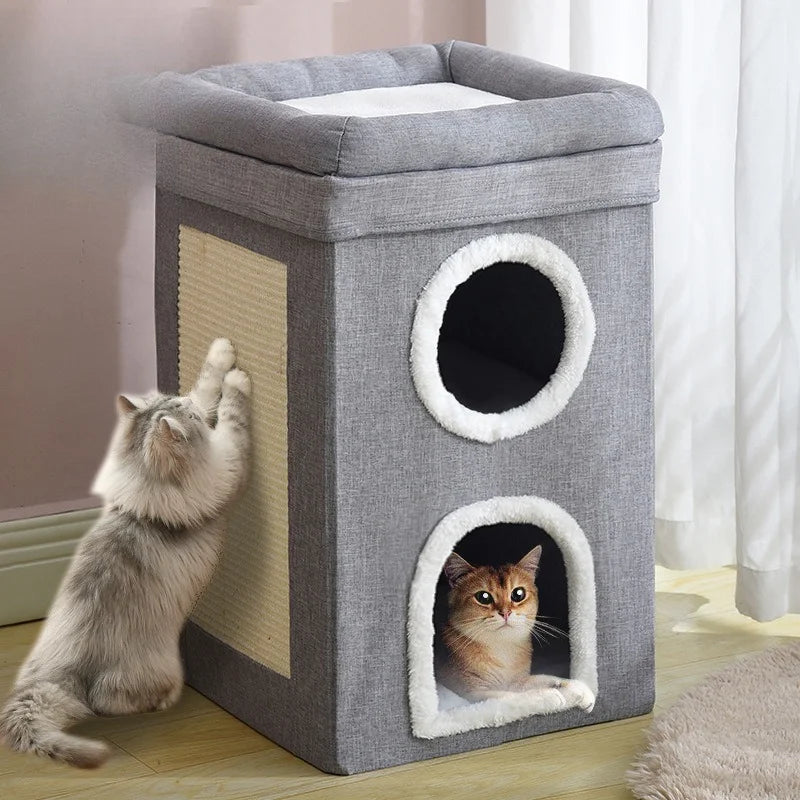 Amazon's popular three-layer warm and foldable all season universal pet cat nest