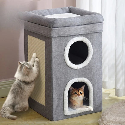 Amazon's popular three-layer warm and foldable all season universal pet cat nest