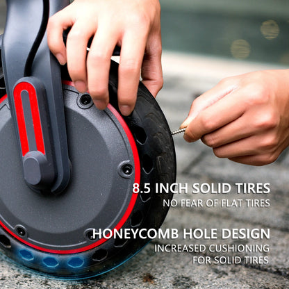 G5.0 Electric Scooter 36V 10.5AH High Capacity Battery 21Miles Long Range 19Mph 350 Motor 8.5Inch Tyres Foldable Escooter