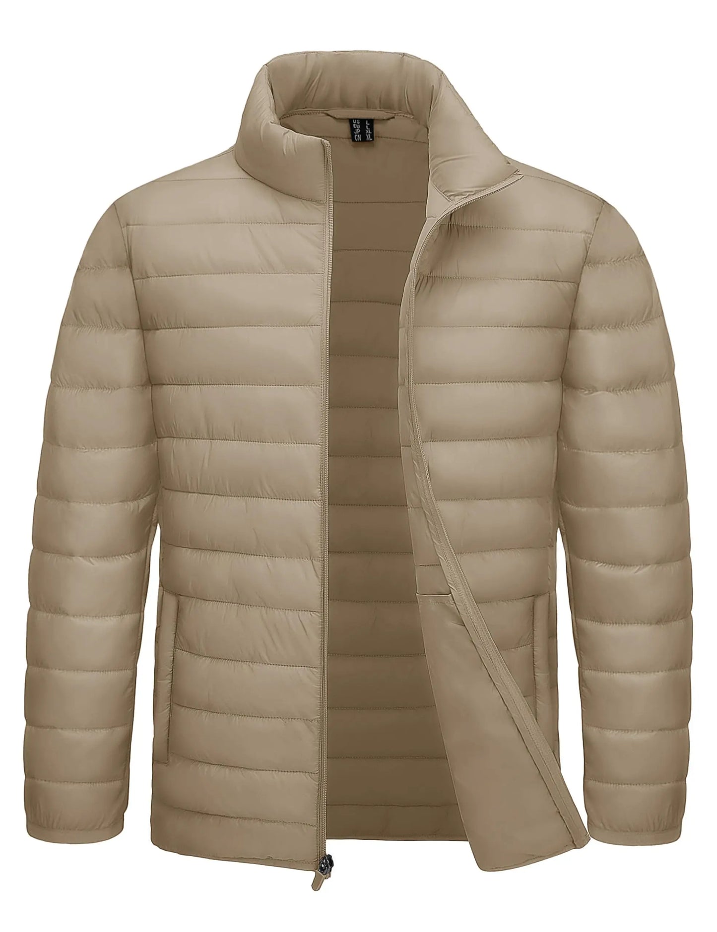 Men's Puffer Jacket Lightweight Warm Winter Coats Water Repellent Windproof Insulated Jacket