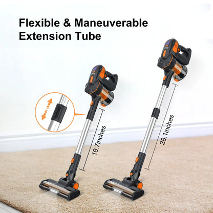 INSE V70 Cordless Vacuum Cleaner 16KPa Stick Vacuum Up to 40min Runtime 10-in-1 Home Cleans for Hardwood Floor Pet Hair Home Car