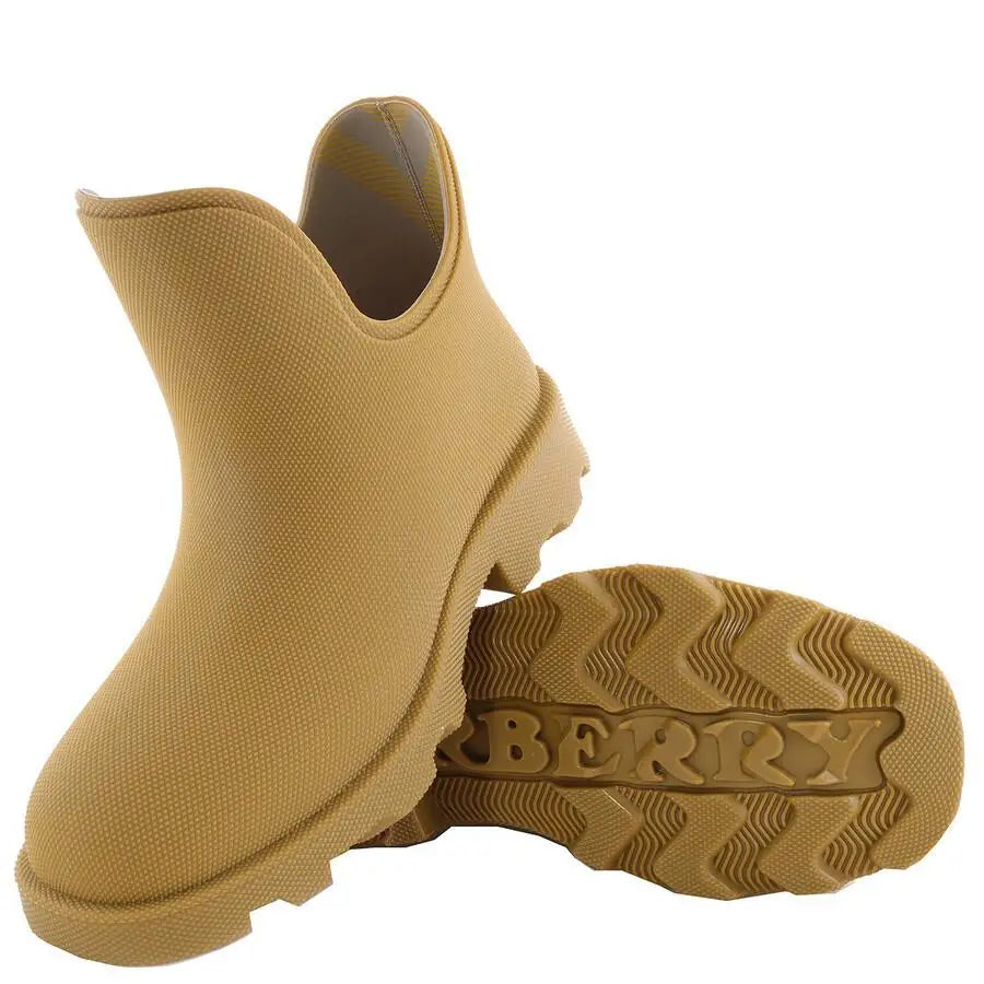 Burberry | Men's Water-Resistant Pebbled Rubber Rainboots