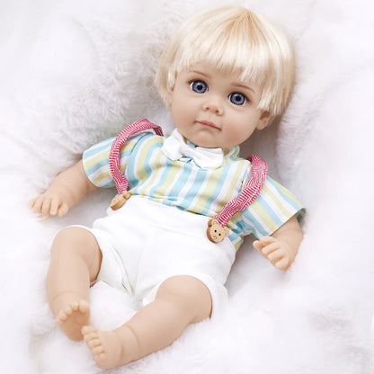 14Inch 35CM Boy Baby Doll With Fashion Clothes Bebe Reborn Doll Soft Skin Cotton Body Lifelike Realistic Baby Children Gift Toy