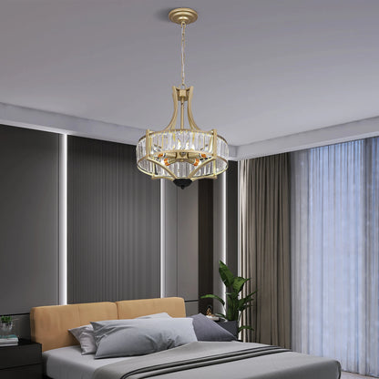 VETRULUS Luxury Crystal Pendant Ceiling Lamp  Home Decoration Living Room Bedroom Chandelier Ceiling Light Modern Lighting
