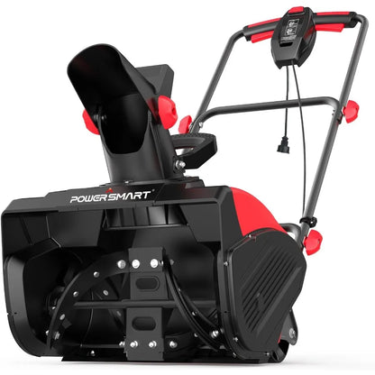 18 Corded Snow Blower Electric Snow Thrower with 15-Amp Motor 2200 RPM 30' Throwing Distance DB7517