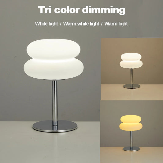 Table lamp bedroom room lamps  USB Plug LED mushroom table lamp Living room dining room ambient lighting(Not glass)