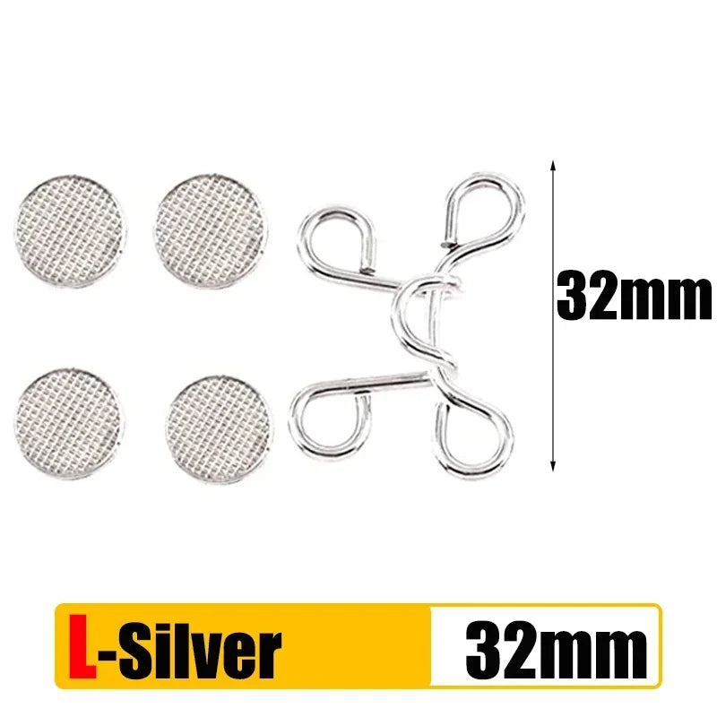 5/1Set Extender Button Adjustable Waist Buckle Set Jean Button Pins Perfect Fit Instant for Tighten Waist Jeans No Sewing Button