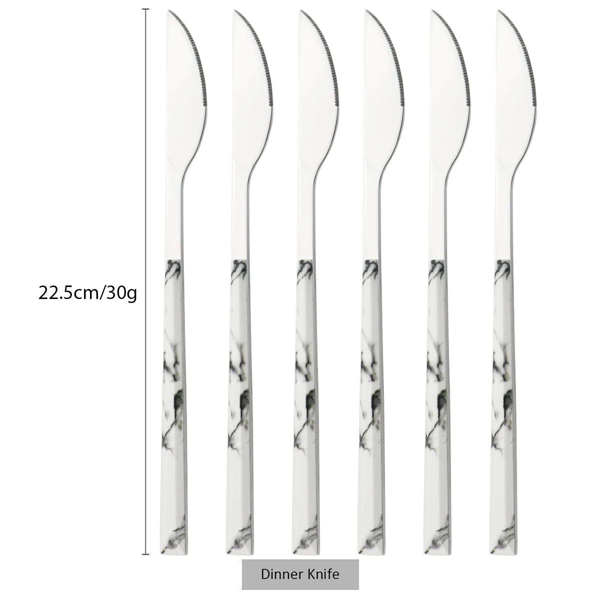 6/24pcs Wooden Handle Cutlery Set Brown Silver Dinnerware Set Stainless Steel Forks Spoons Knife Tableware Kitchen Flatware Set