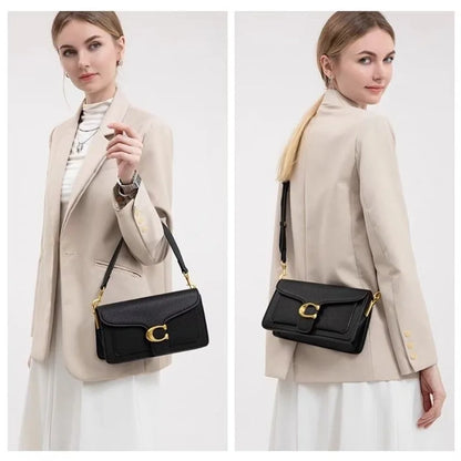 Caviar PU Women's Bag Underarm Shoulder Bag with Two Shoulder Straps Slung Across The Small Square Bag 2026 Explosion Bag Bags