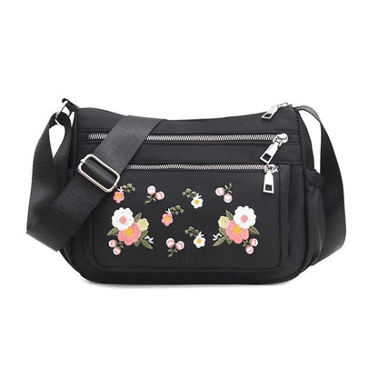 New Arrival Casual Waterproof Oxford Shoulder Bags For Women Mother Crossbody Embroidered Handbag Purse Female Messenger Bag