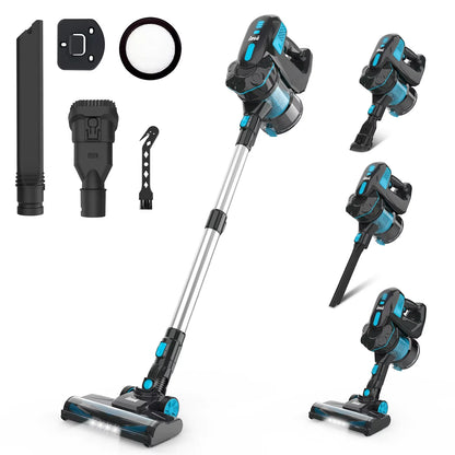 INSE V770 20KPa Powerful Cordless Vacuum Cleaner 6-in-1 Lightweight Stick Vacuum Up to 45min Runtime for Hard Floor Carpet Clean