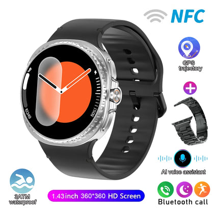 Watch 8 Ultra Classic GPS Compass NFC SmartWatch 46mm Version AMOLEL Rotating Dial BT Call 3ATM Waterproof Watch7 Upgraded Watch