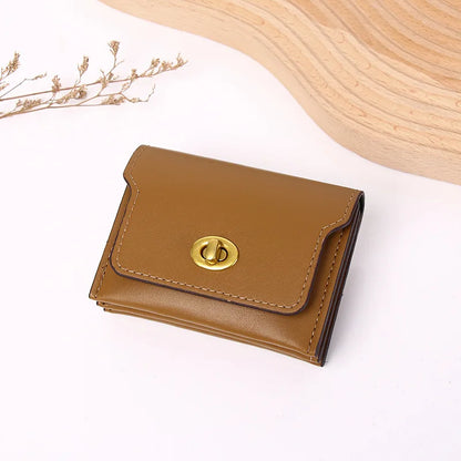 New Women Wallets Fashion Short Hasp Pu Leather Purses For Women Portable Multifunctional Money Bag Small Coin Card Holders