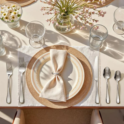 60-Piece Stainless Steel Silverware Set for 12, High-Quality Flatware with Modern Design and Heavy Duty Construction