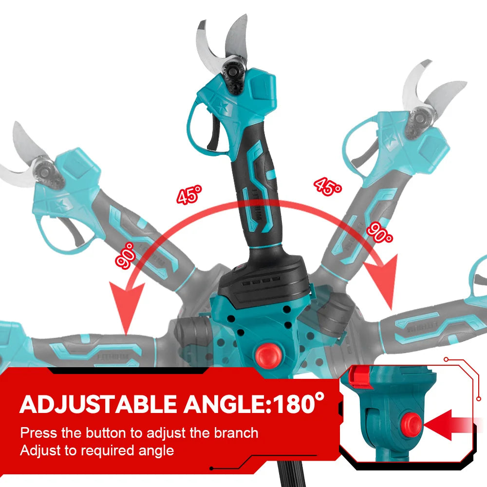 ONEVAN 3500W Brushless Telescoping Pole Electric Chainsaw 3-IN-1 High Branch Scissors Garden Pruning Tool For ONEVAN 18V Battery