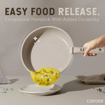 CAROTE 35pcs Pots and Pans Set Non Stick Cookware Set with Removable Handles for Easy Storage Oven Safe up to 450F Compatible w