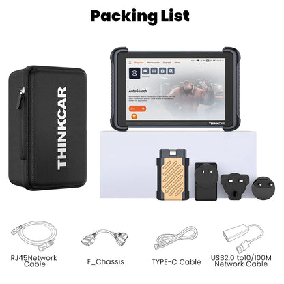 Global Version THINKCAR THINKSCAN 689BT OBD2 Diagnostic Tool DOIP CANFD Bi-directional ECU Coding 34 Resets Lifetime Free Update