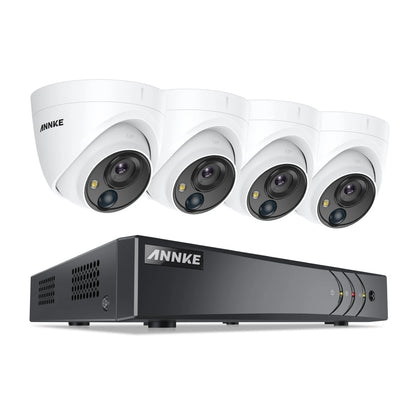 ANNK H.265+ 5MP Lite Ultra HD 8CH DVR CCTV Security System 4/8PCS Outdoor 5MP EXIR Night Vision Camera  Video Surveillance Kit