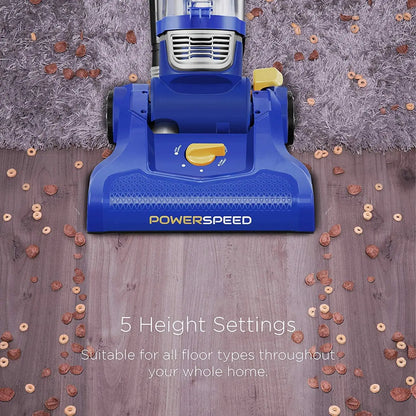 Powerful Bagless Upright Vacuum Cleaner, Lightweight with Large Dust Cup and Multiple Tools