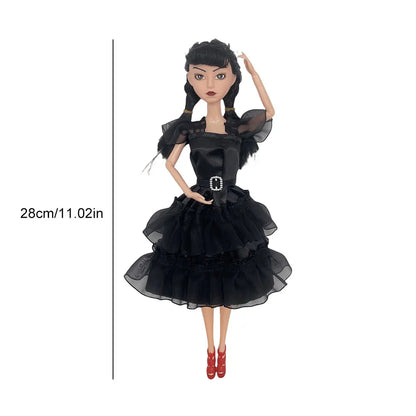 Wednesday Addams Figure Cute Toy Addams Family Doll Room Desk Decoration Model Children's Soothing Toys Birthday Christmas Gifts