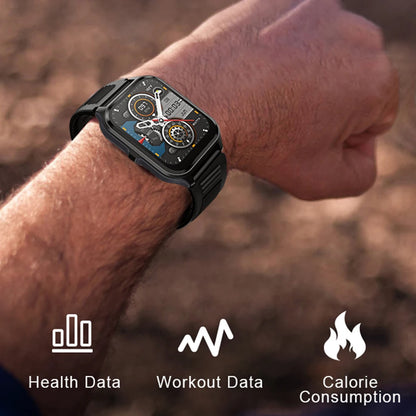 P73 Smart Watch 3ATM Waterproof Smart Fitness Tracker 100+ Sports Modes Smartwatch with Heart Rate Sleep Monitor for iOS Phone