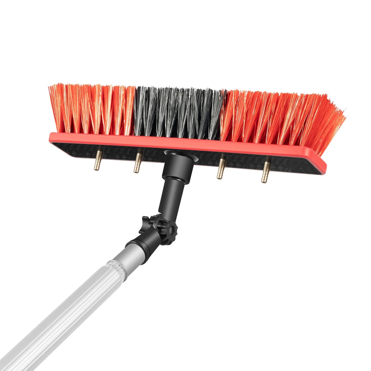 26FT Water Fed Pole Cleaning Brush Tool, For Window+ Solar Panel, High Density Aluminum Alloy Window Cleaning Pole