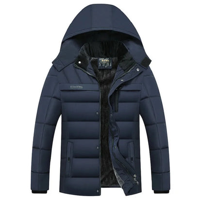 New Winter Jacket Men -15 Degree Thicken Warm Men Parkas Hooded Fleece Man's Jackets Outwear Cotton Coat Parka Jaqueta Masculina
