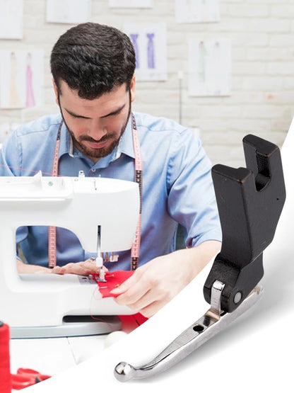 Fashion Clothes Fabric Fixed Press Foot Stainless Steel Wedding Dress Ball Fabric Special Presser Foot Sewing Machine Accessory