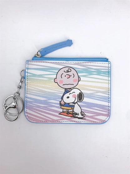 Snoopy Coin Purses Charlie Brown Cute Wallet Women Leisure Woodstock Zipper Card Holder Coin Pouch Lady Cases Giirls