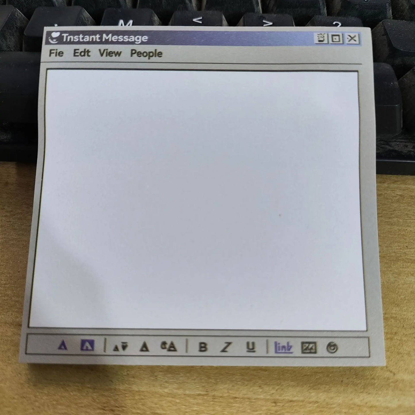 50Pages/book Retro Computer Drawing Tool Pattern Sticky Note Pad，DIY Self-Adhesive Memo，Student Office Message Paper Notepad