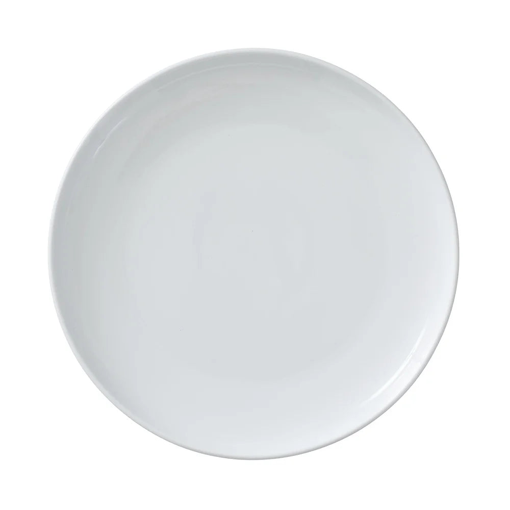 2 Pack Porcelain Dinner Plates Microwave Safe Dishwasher Safe Modern Classic Design Round Plates Durable Kitchen Dinnerware