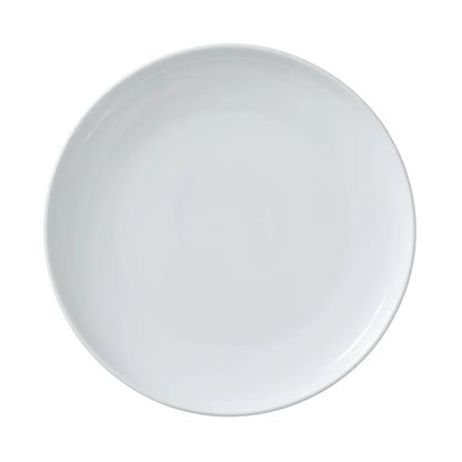 2 Pack Porcelain Dinner Plates Microwave Safe Dishwasher Safe Modern Classic Design Round Plates Durable Kitchen Dinnerware