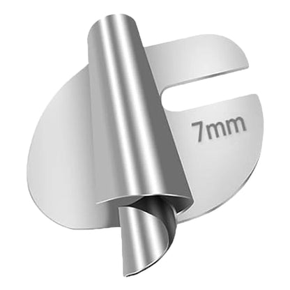 Sewing Scroll Hemmer Foot Universal Hemming Puller Tube Spiral Presser Foot Stainless Steel DIY Crafts Sewing Tools Accessories