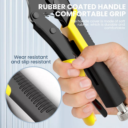 5 pcs AIRAJ Locking Pliers Set Quick Release Curved Mouth Powerful Pliers Versatile Tool For Strong Clamping/Twisting/Metal Bend