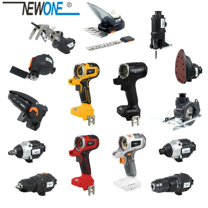 18V Brushless  2/5/10/12-in-1 Multi tool Chainsaw Drill reciprocating/circular saw oscillating tool combo