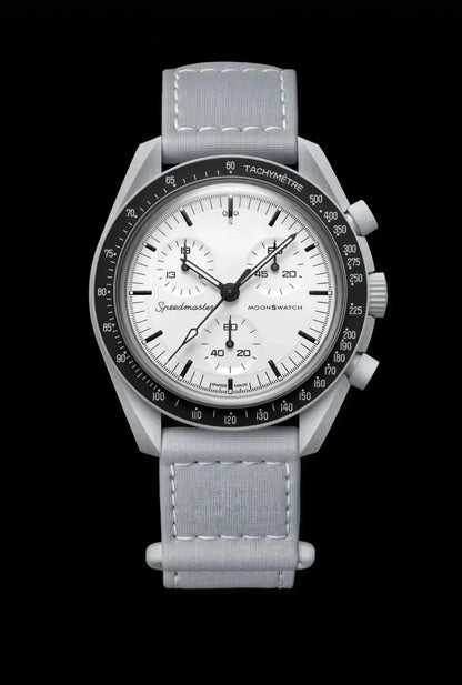 2025 Men's Moon Phase Quartz Chronograph Watch - 6-Hand Celestial Dial, Waterproof Luminous, Gift Box, Hot Sale Free Shipping